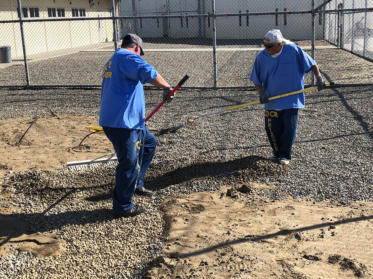 Avenal State Prison garden